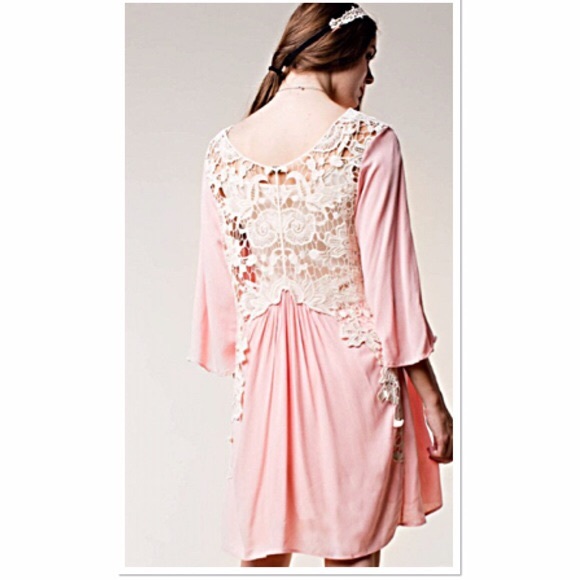 🎉HP🎉PINK DRESS CROCHET - Picture 2 of 4